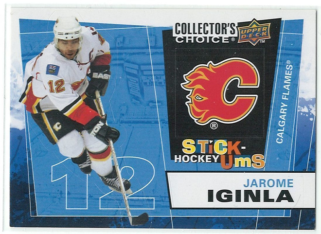 08-09 Collector's Choice Stick-Ums #UMS9 Jarome Iginla Tarra