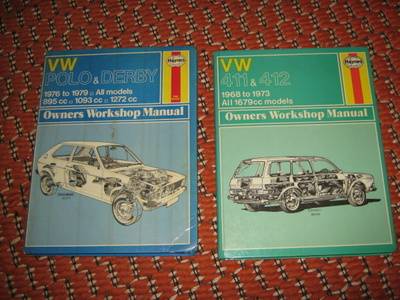 VW KORJAUSOPAS ,Polo & Derby (1976-1979)