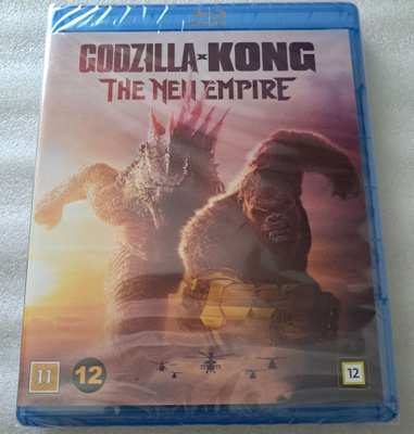 Godzilla X Kong : The New Empire Blu-Ray Uusi