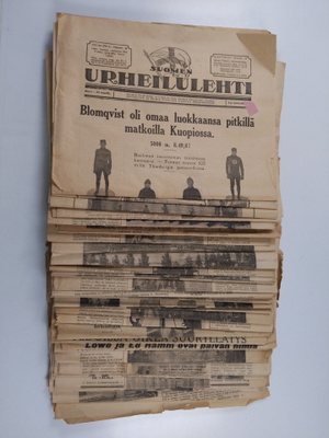 Suomen urheilulehti 1928 No 1, 29-30, 32, 38-47, 49-54, 5...
