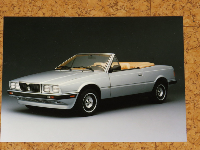 1987 Maserati Spyder pressikuva - KUIN UUSI