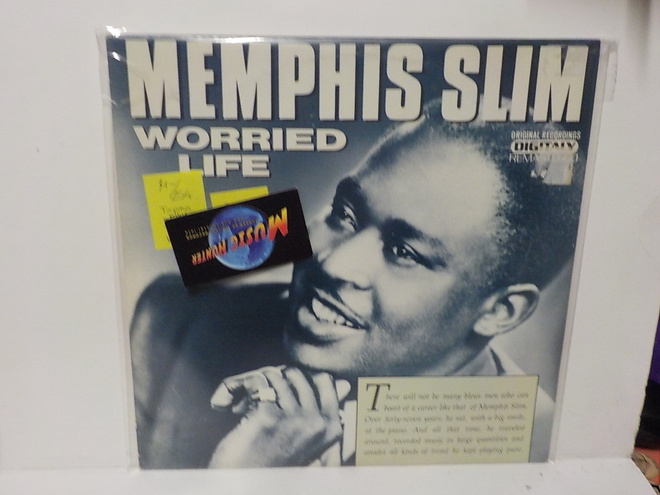 MEMPHIS SLIM - WORRIED LIFE M-/EX+ EU 1990 LP