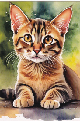 Postikortti Kissa