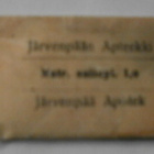 Järvenpään Apteekki, vanha pulverilippu, Satr. salicyl 1 g - pikkukuva 1