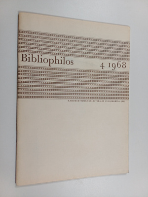 Bibliophilos 4/1968