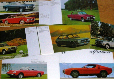 1973 Alfa Romeo Montreal 2000 GTV Alfetta Spider jne esite