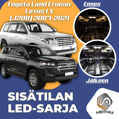 Toyota Land Cruiser (J200) Sisätilan LED-sarja 1