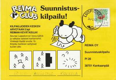 Postileima, LUOPIOINEN