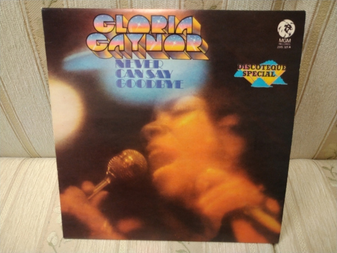GLORIA GAYNOR Never can say goodbye LP-levy.