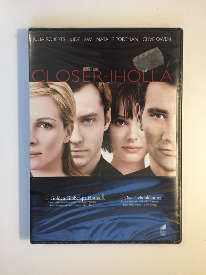 Closer - iholla (2004) Julia Roberts, Natalie Portman (UUSI)