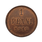1 penni 1912 - hienokuntoinen! - pikkukuva 1