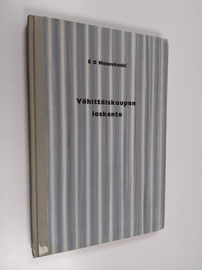 E. O. Mansukoski : Vähittäiskaupan laskento