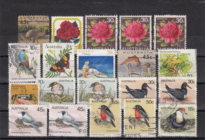 Australia postimerkit 138 kpl