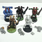 WH40K - 5kpl Monopose Chaos Space Marines [K57] - pikkukuva 1