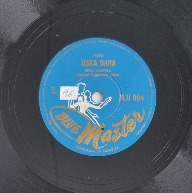 Savikiekko 1956 - Seija Lampila - Blue Master BLU 504