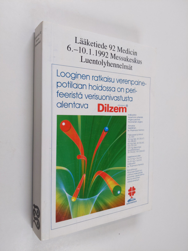 Lääketiede 92 Medicin 6.-10.1.1992 Messukeskus : Luentoly...