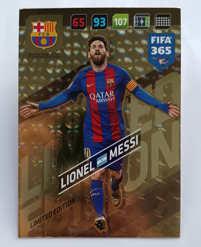 Panini Fifa365 2017 Limited Edition XXL Lionel Messi