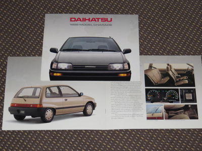1988 Daihatsu Charade esite - 12 sivua - KUIN UUSI