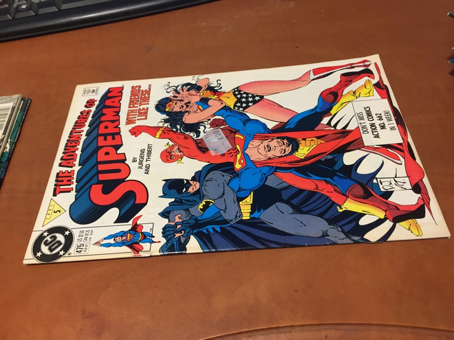 DC THE ADVENTURES OF SUPERMAN 475/1991 HYVÄ