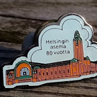 Helsingin Asema - 80v. Pinssi. Halkaisija - 27mm - pikkukuva 2