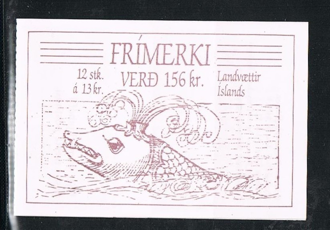 Islanti 1987 - Suojelushenkiä 13kr vihko  ++