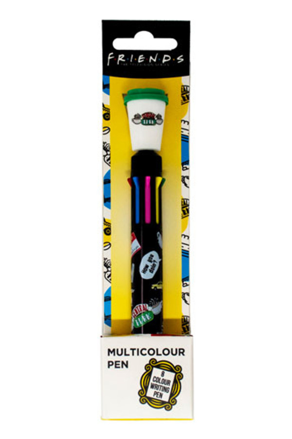 friends multicolour pen with coffee cup topper	(23 433)	UUSI