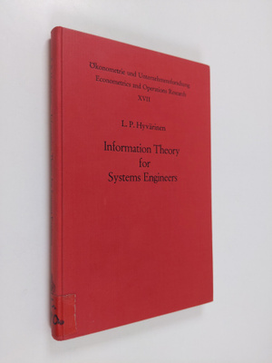 L. P. Hyvärinen : Information theory for systems engineers
