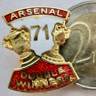 VANHA Merkki Arsenal Double Winner 1971 Jalkapallo Englanti - pikkukuva 1