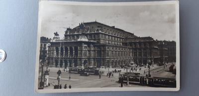 Vanha Wienin valtionooppera kortti v. 1930