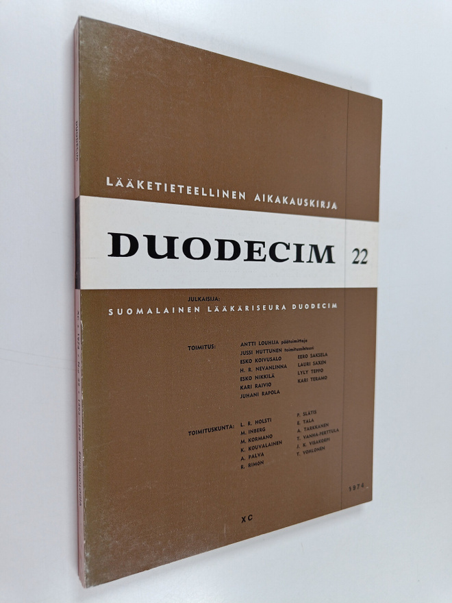 Lääketieteellinen aikakauskirja duodecim 22