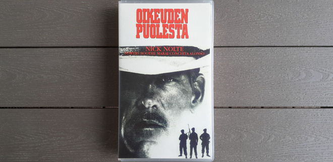 VHS: Oikeuden Puolesta / Extreme Prejudice (Nick Nolte 1987/