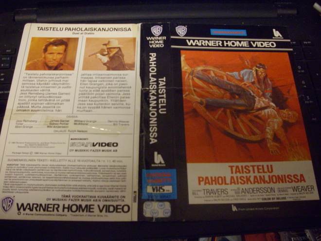 Vhs kansipaperi Fix - Taistelu paholaiskanjonissa