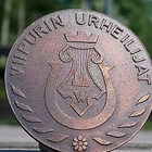 Viipurin urheilijat. Ronssivärinen. Halkaisija - 39 mm. - pikkukuva 5