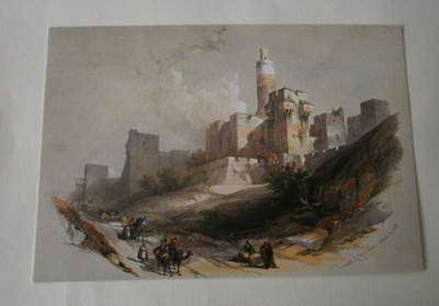 David Roberts: Jerusalem (litogr.), väripk, ei p.