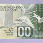 100 mk v.1986 Litt. A P-119 AUNC/UNC (Vanhala-Mäkinen) - pikkukuva 2
