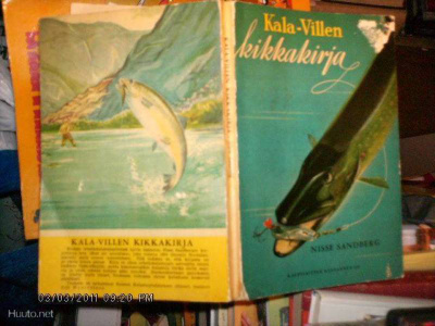 Sandberg : KALA-VILLEN KIKKAKIRJA ( 2 p. 1955 ) Sis.pk;t