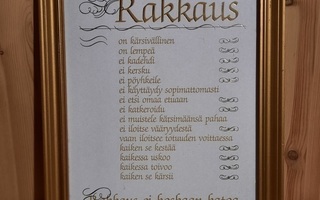 Rakkaus on... taulu