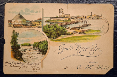 Wiipuri Gott Nytt År 1892.