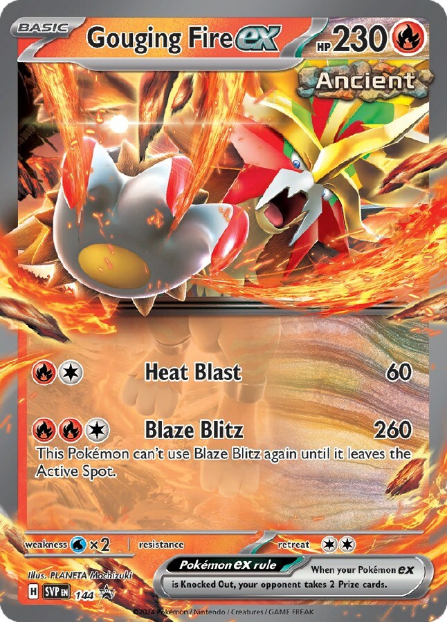 Gouging Fire ex SVP 144 - Black Star Promo - NM/M