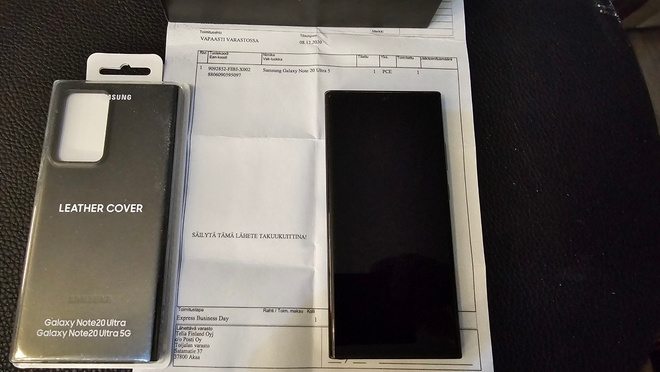 Samsung Galaxy Note20 Ultra 5G 256GB - Musta
