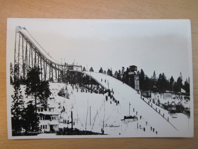 VANHA Postikortti Lahti 1950-l Alkup. Mallikappale