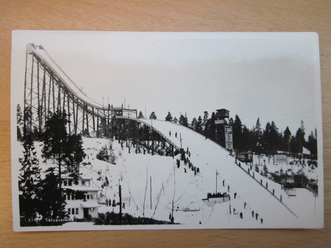 VANHA Postikortti Lahti 1950-l Alkup. Mallikappale
