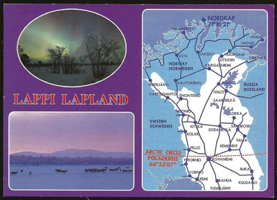 Lappi Napapiiriltä Nordkappiin