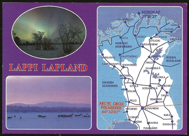 Lappi Napapiiriltä Nordkappiin