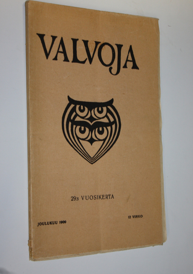 Valvoja : 12 vihko, joulukuu 1909 (lukematon)