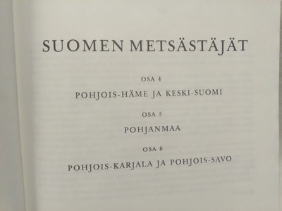 Suomen Metsästäjät - osa 4, 5, 6  (sid.)