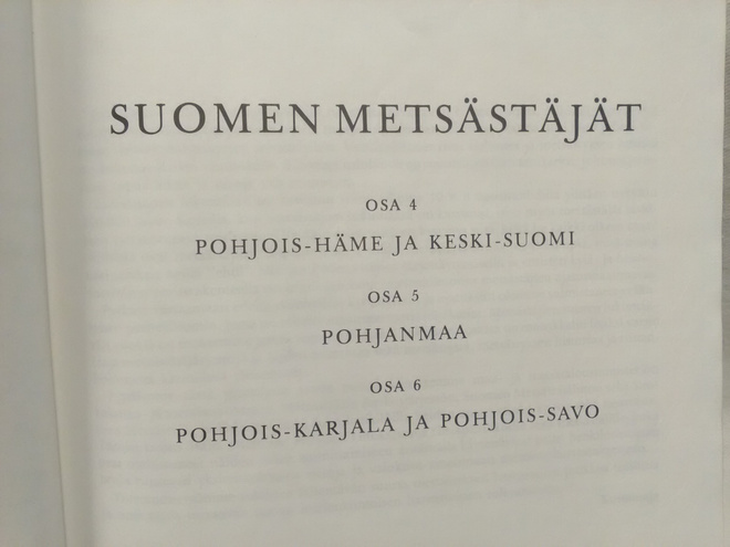 Suomen Metsästäjät - osa 4, 5, 6  (sid.)