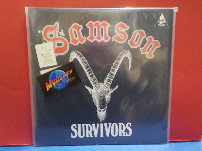 SAMSON - SURVIVORS M-/EX- UK -83 REISSUE LP