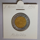 Meksikko 5 Nuevos Pesos v.1992 KM#552 - pikkukuva 1