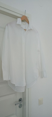 Valkoinen H&M oversize kauluspaita  (S/M) uudenveroinen